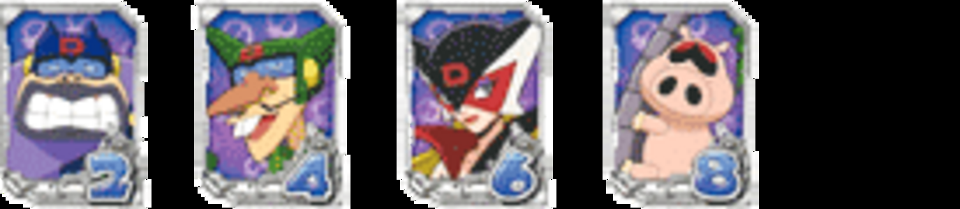 CRAヤッターマンL1AU 【通常図柄】 2.4.6.8