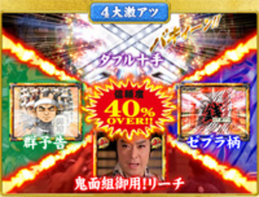 CRびっくりぱちんこ銭形平次ｗｉｔｈチームZ 4大演出