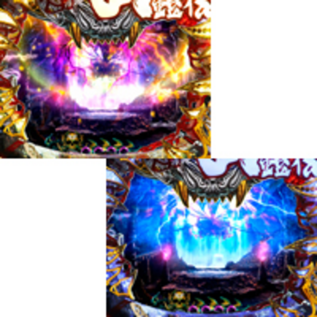 CR暗黒騎士呀鎧伝 FF 呀エフェクト予告