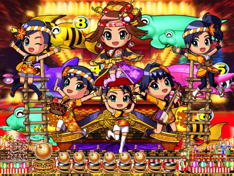 CRスーパー海物語 IN JAPAN 239バージョン 【ミニキャラステップアップ予告】