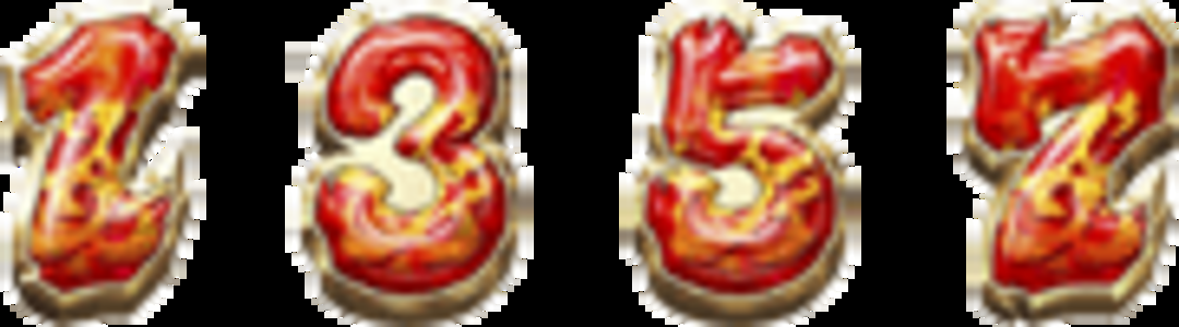 CR押忍!!空手部TLZ 【確変図柄】 1・3・5・7