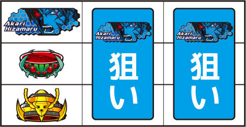 ぱちスロ テラフォーマーズ ▼上段に青ボーナス停止時